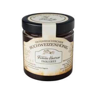Glas Buchweizenhonig von der Imkerei Knotzer aus Donnerskirchen
